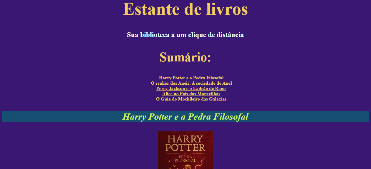 Estente de Livros